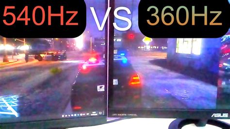 540Hz vs 360Hz - eSports Gaming Monitor #Shorts - YouTube