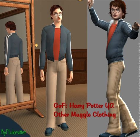 Mod The Sims - YA Harry Potter Muggle Clothing