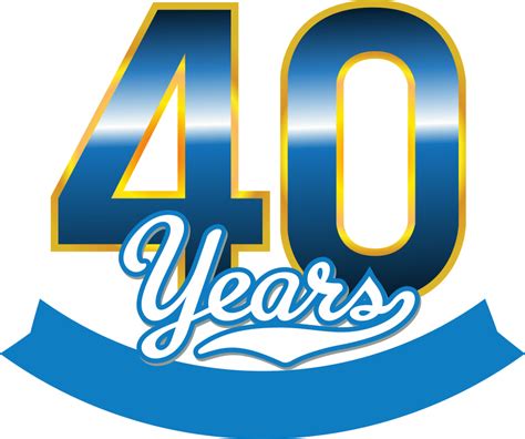 40 Years Logo Vector - FREE Vector Design - Cdr, Ai, EPS, PNG, SVG