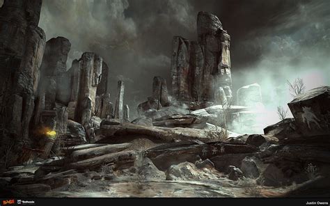 ArtStation - Rage - Wasteland 2, Justin Owens Environment Concept Art, Environment Design ...