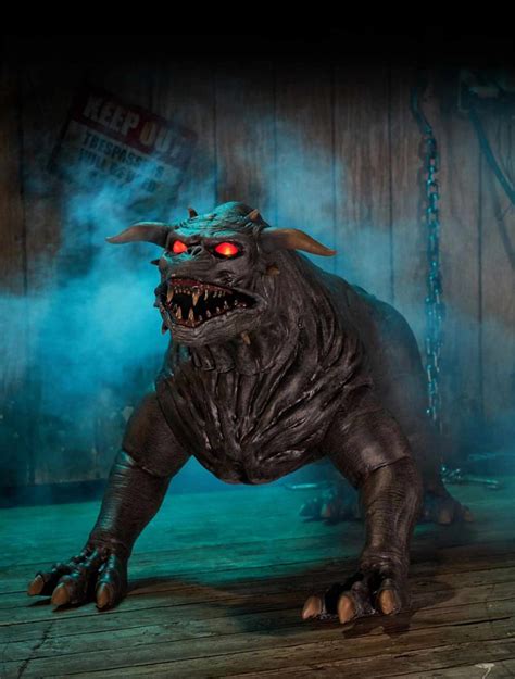 Life-size 48-pound replica of Ghostbusters demon dog for sale