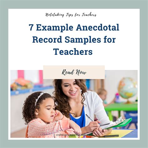 7 Anecdotal Form Examples for Teachers in 2024