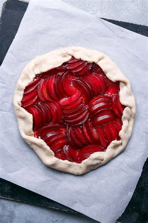 Rustic Plum Tart