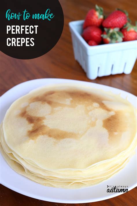 How to use a crepe maker for absolutely perfect crepes {SO EASY!} - It's Always Autumn