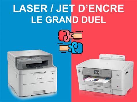 Imprimante laser ou jet d'encre ? Différences, avantages et inconvénients