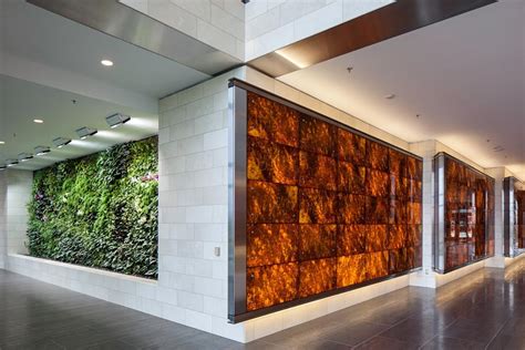 Backlit Wood Veneer Panels | Feature Walls | National Cancer | GPI Design