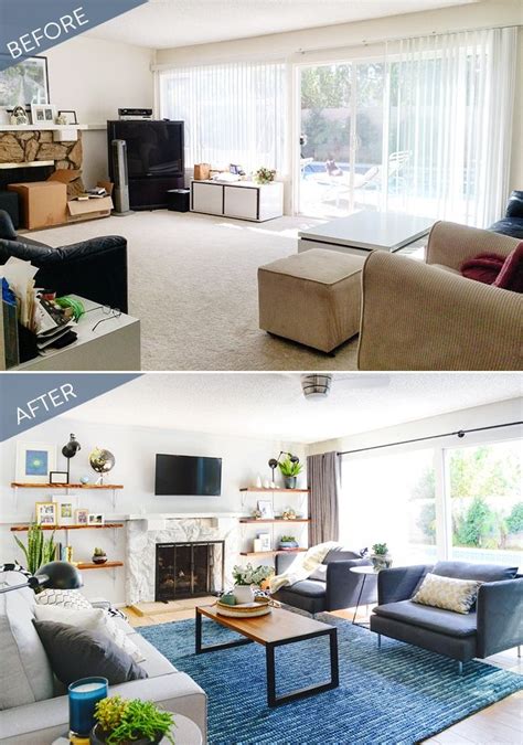 Before and After: A Stylish Living Room Transformation | Living room ...