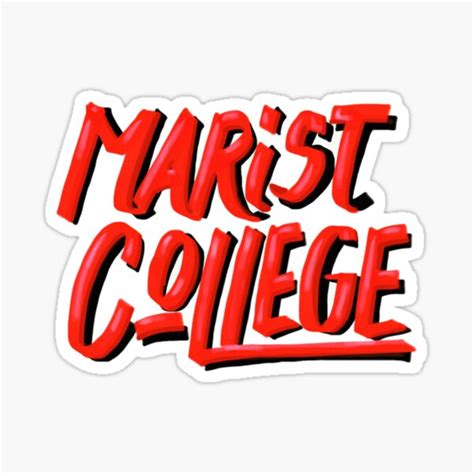 "Marist College Logo Sticker" Sticker for Sale by MaggieMaArt | Redbubble