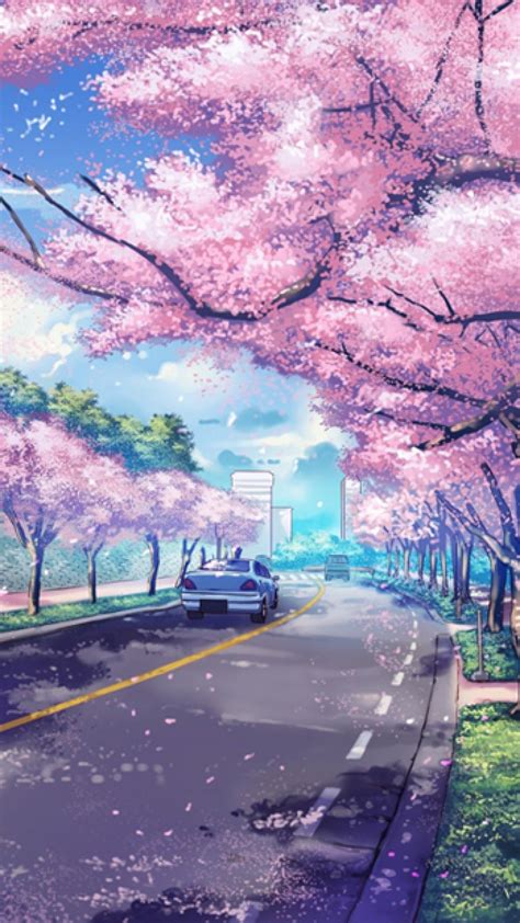 Anime Blossom Tree Wallpapers - Wallpaper Cave