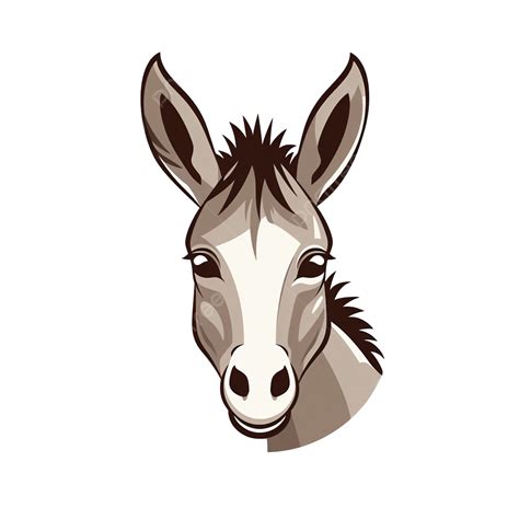 Donkey Face Template
