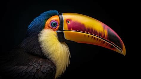 Premium AI Image | A beautiful exotic toucan bird with a large keeled ...