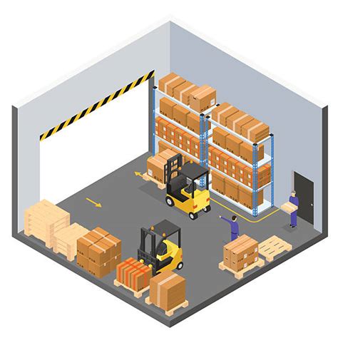 Royalty Free Warehouse Interior Clip Art, Vector Images & Illustrations - iStock