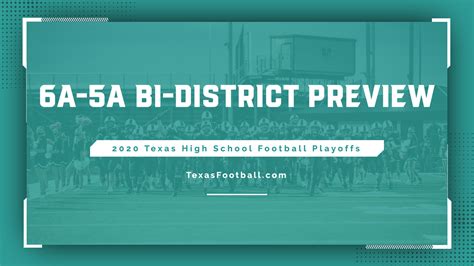 2020 Texas High School Football Playoffs: 6A-5A Bi-District Preview