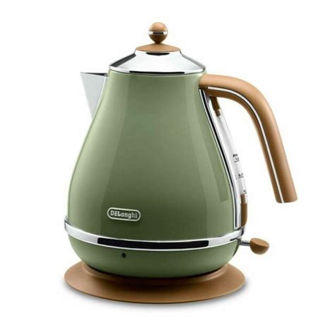 Delonghi ICONA Vintage Collection Electric kettle 1.0L KBOV1200J-GR Olive green | eBay