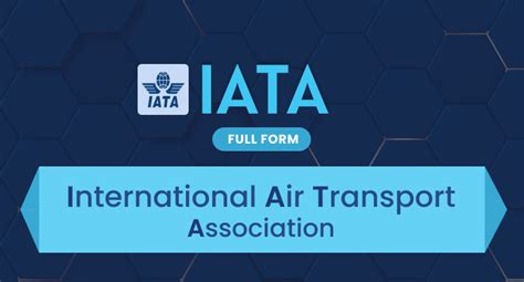 IATA Full Form: International Air Transport Association - SBNRI