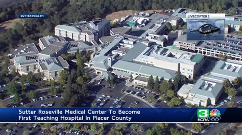 Sutter Roseville Medical Center to become first teaching hospital in Placer County