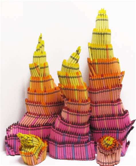 crayon wildfire sculptures by herb williams