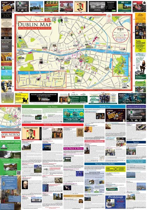 Dublin tourist attractions map - Ontheworldmap.com