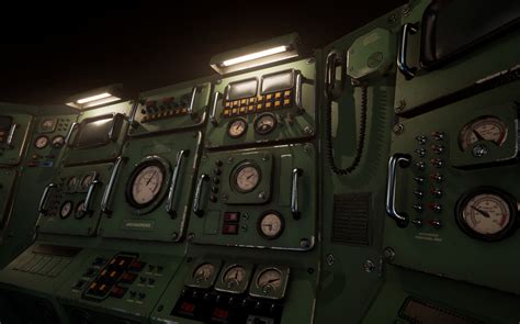 ArtStation - Nuclear Submarine Control Panels