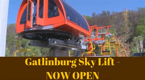 Gatlinburg Sky Lift – NOW OPEN – The All Gatlinburg Blog