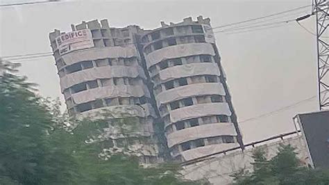 Demolition - Noida twin towers: Roads to stay diverted on Aug 28, Google maps to have updates ...