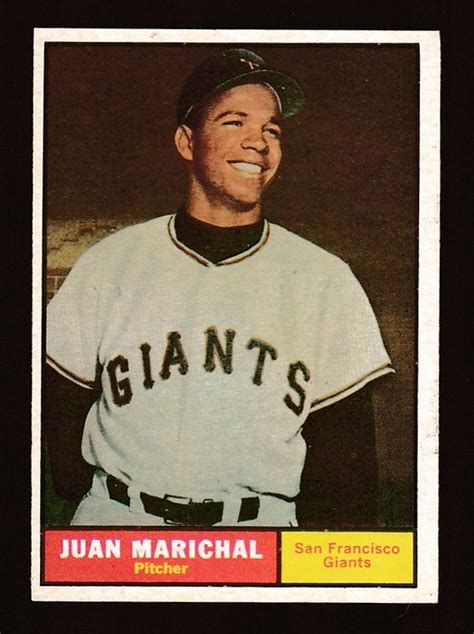 1961 Topps #417 Juan Marichal ROOKIE SHORT PRINT [#] (Giants)