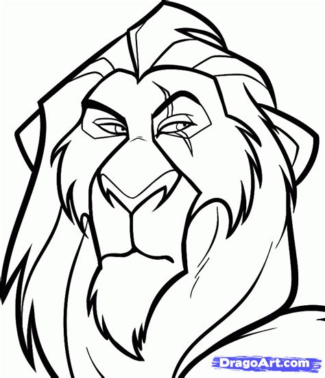 Scar Lion King Drawing at GetDrawings | Free download