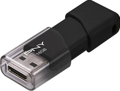 Best Buy: PNY Attaché 16GB USB 2.0 Flash Drive Black P-FD16GATT3-EF