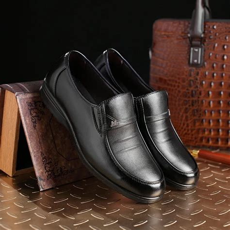 2018 New Fashion Italian Designer Formal Mens Dress Shoes Genuine Leather Black Luxury Wedding ...