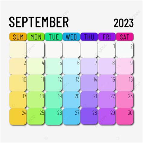 Desk Calendar 2023 Vector Hd Images, September 2023 Month Calendar Desk Desk Calendar Printable ...