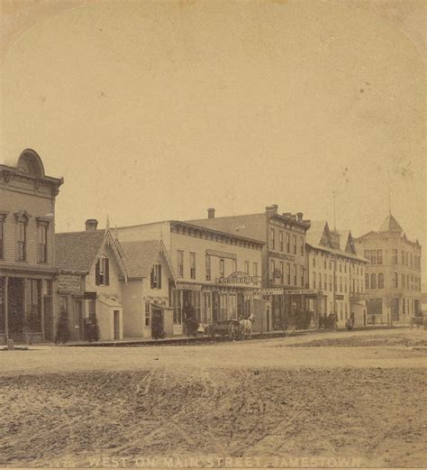 NORTH DAKOTA SV - Jamestown Main Street - FJ Haynes 1880s | Most beautiful places, North dakota ...