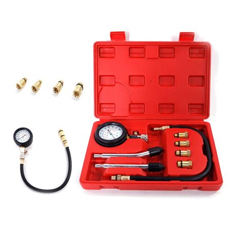 Car Bicycle Diesel Engine Cylinder Compression Pressure Tester Gauge Test Kit | eBay