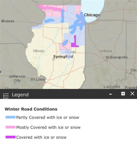 Idot Illinois Road Conditions Map - Coastal Map World