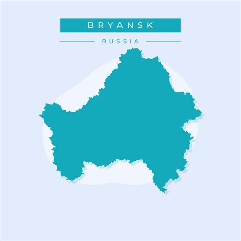 Premium Vector | Vector illustration vector of Bryansk map Russia