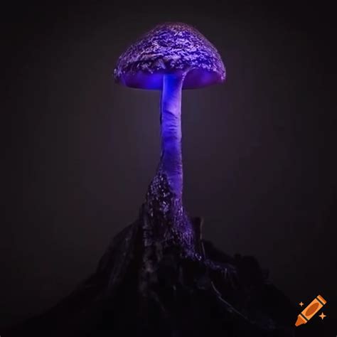 Dark energy mushroom sculpture