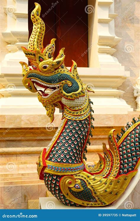 Naga stock image. Image of temple, traditional, statue - 39597735