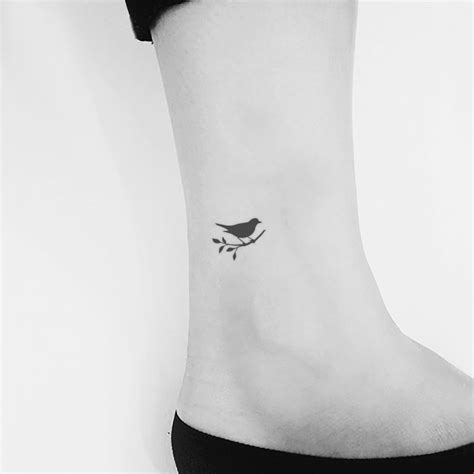 Bird on A Branch Temporary Tattoo set of 3 - Etsy