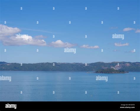 Wellington Harbour Scenic View Stock Photo - Alamy