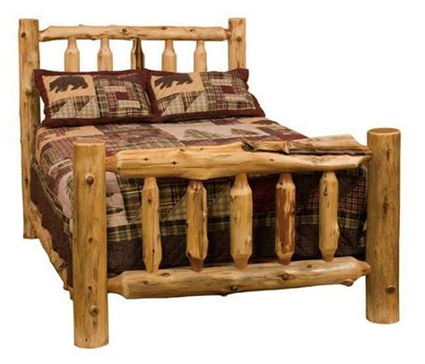 Queen Rustic Log Bed Frame for sale in Alvord, TX - 5miles: Buy and Sell