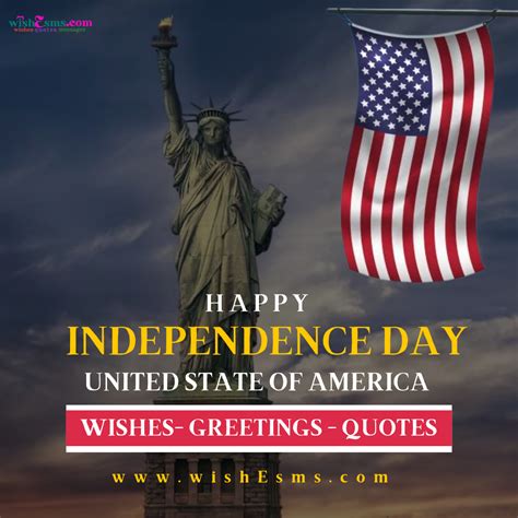 American Independence Day Quotes & Wishes - wishEsms.com in 2022 ...