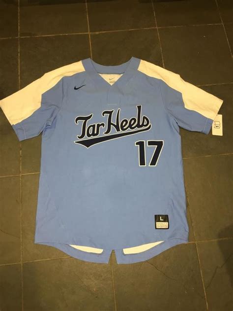 Nike New RARE UNC North Carolina Tar Heels ACC #17 Jersey LG | SOLD ...