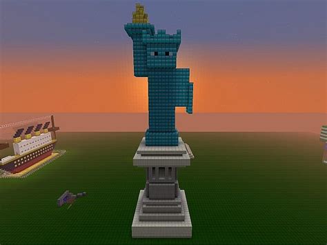 Minecraft Statue of Liberty