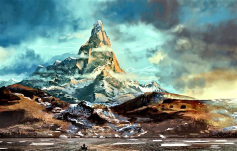 Wallpaper art, The Hobbit, Erebor, Middle earth, Lonely Mountain images ...