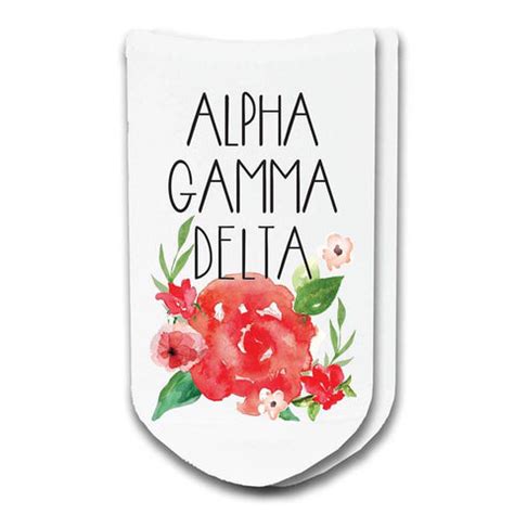 Alpha Gamma Delta- American Flag Sorority Letters – shopsockprints