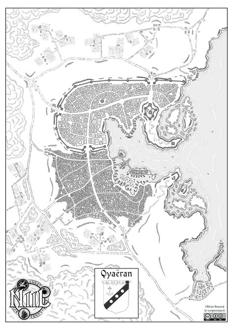 Map of Qyaeran city (Niil, fantasy world) by Etory on DeviantArt