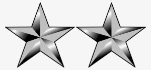 Officer O8 Insignia - Two Star General Rank Transparent PNG - 4160x1928 ...