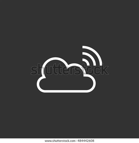 Broadcast Icon Vector Clip Art Live Stock Vector (Royalty Free) 484442608