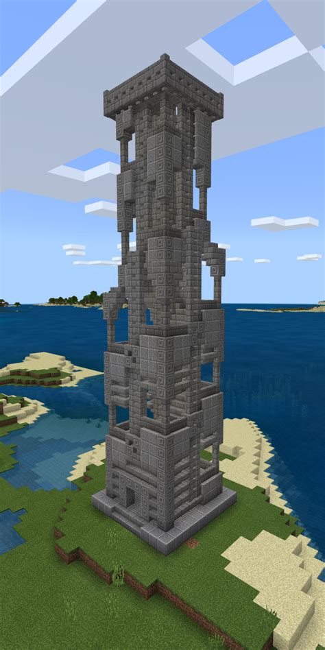 Ancient Watchtower I built. : r/Minecraft