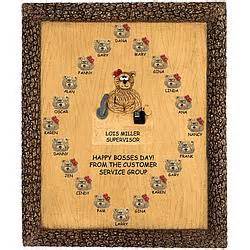 Personalized Boss's Plaque from Group - FindGift.com