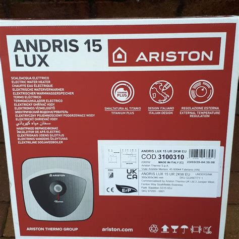 Ariston Water Heater. 2kw 15ltr. Brand New. in WS11 Chase für 75,00 ...